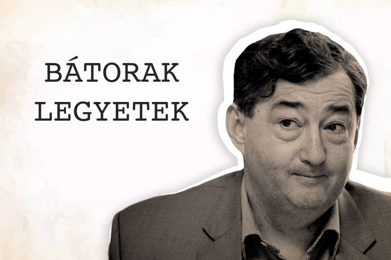 Mészáros Lőrinc vászonkép - Bátorak legyetek
