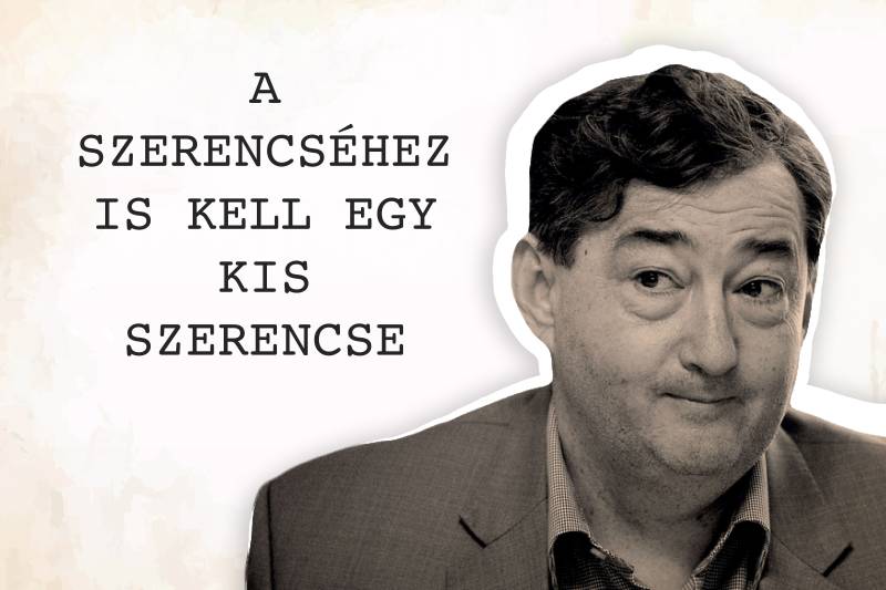 Mészáros Lőrinc vászonkép - A szerencséhez is kell egy kis szerencse