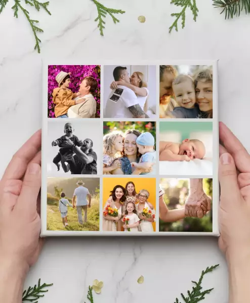 Szabályos montázs 9 képből